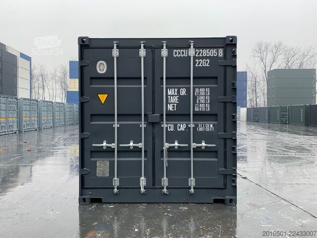 Seecontainer 20 Fuß Open Side Seecontainer / neu / Anthrazit / side Door Container
