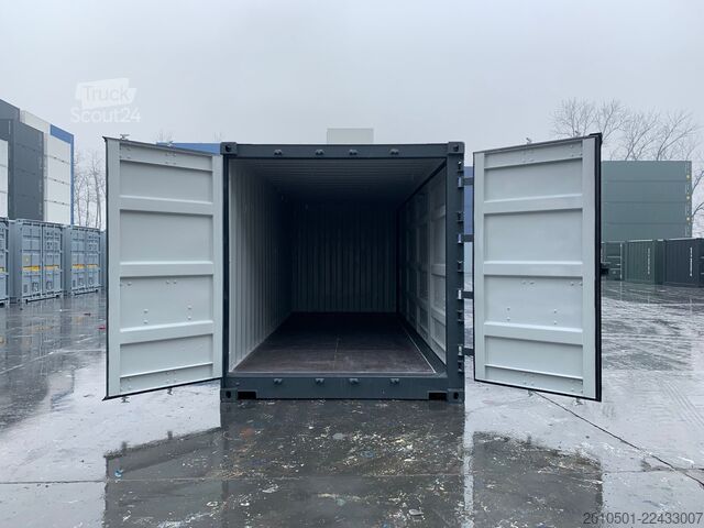 Seecontainer 20 Fuß Open Side Seecontainer / neu / Anthrazit / side Door Container