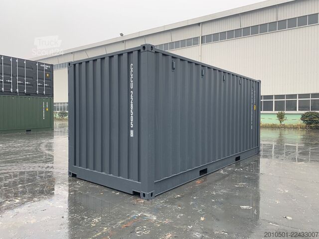 Seecontainer 20 Fuß Open Side Seecontainer / neu / Anthrazit / side Door Container
