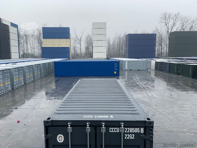 Seecontainer 20 Fuß Open Side Seecontainer / neu / Anthrazit / side Door Container