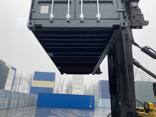 Seecontainer 20 Fuß Open Side Seecontainer / neu / Anthrazit / side Door Container