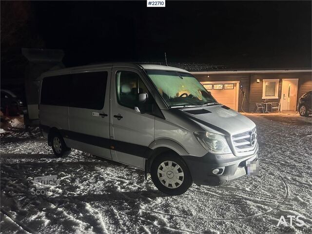 Mikroautobusas Mercedes-Benz Sprinter minibus 9 seats w/ ramp and approved for