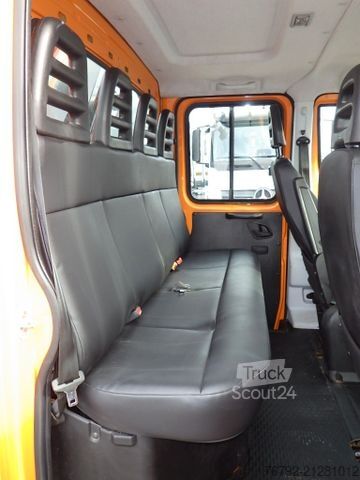 Furgón volquete IVECO 70 C 18 DoKa/Kipper/Palfinger Kran/Greifer/2xAHK