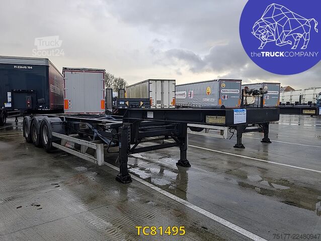 Trasporto di container Turbos Hoet Tank chassis Gooseneck