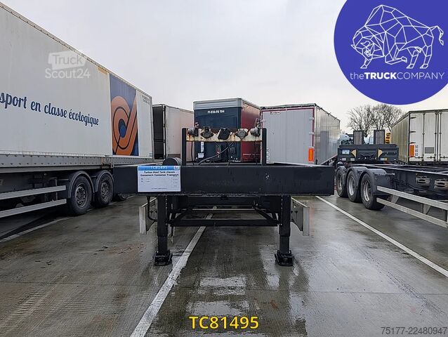 Trasporto di container Turbos Hoet Tank chassis Gooseneck