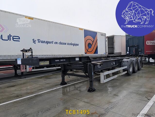 Trasporto di container Turbos Hoet Tank chassis Gooseneck