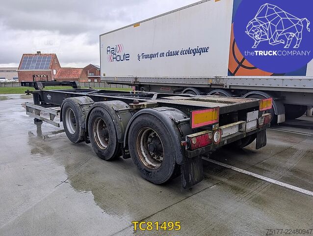 Trasporto di container Turbos Hoet Tank chassis Gooseneck