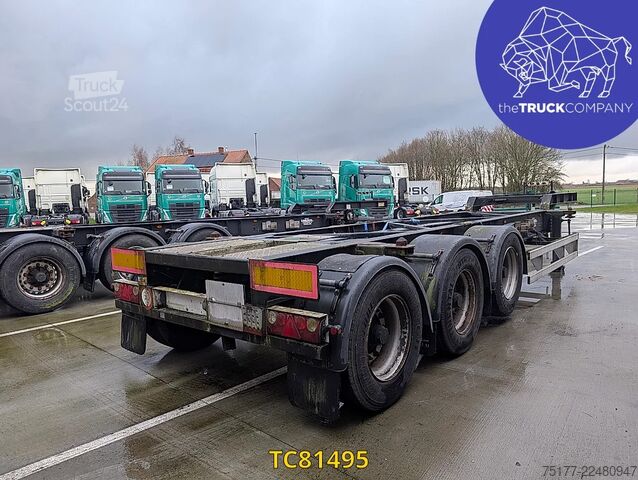 Trasporto di container Turbos Hoet Tank chassis Gooseneck