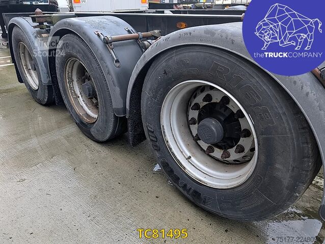 Trasporto di container Turbos Hoet Tank chassis Gooseneck