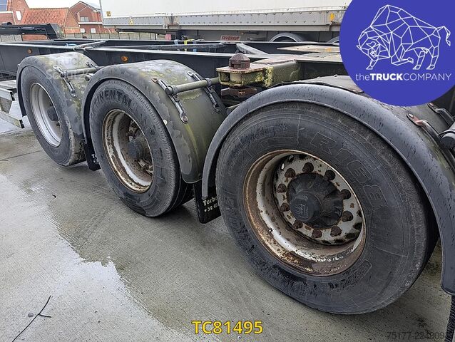 Trasporto di container Turbos Hoet Tank chassis Gooseneck