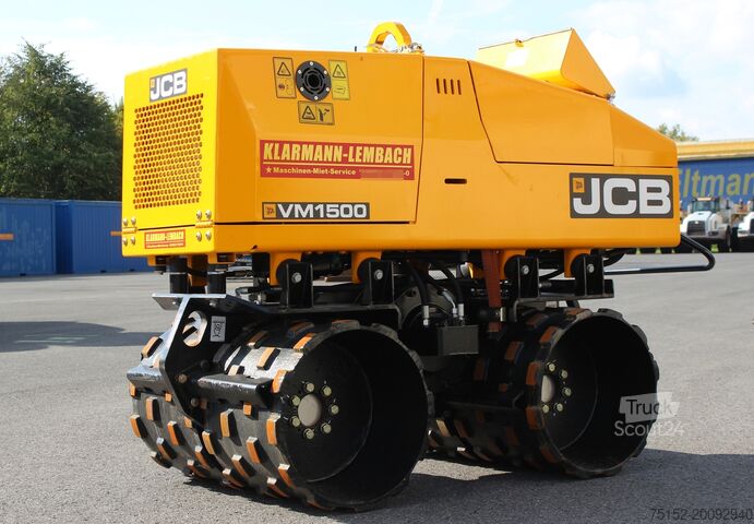 Příkopový válec s rádiovým dálkovým ovládáním JCB VM 1500 Grabenwalze