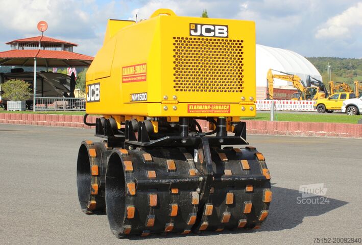 Roletador de valas com controlo remoto por rádio JCB VM 1500 Grabenwalze