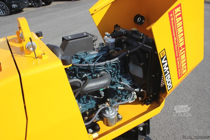 Roletador de valas com controlo remoto por rádio JCB VM 1500 Grabenwalze