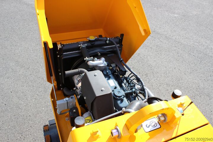 Roletador de valas com controlo remoto por rádio JCB VM 1500 Grabenwalze