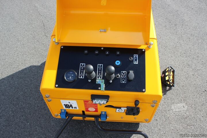 Roletador de valas com controlo remoto por rádio JCB VM 1500 Grabenwalze