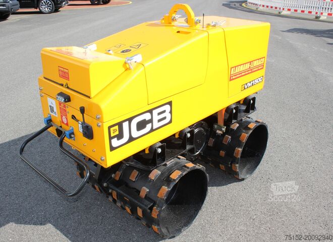 Roletador de valas com controlo remoto por rádio JCB VM 1500 Grabenwalze