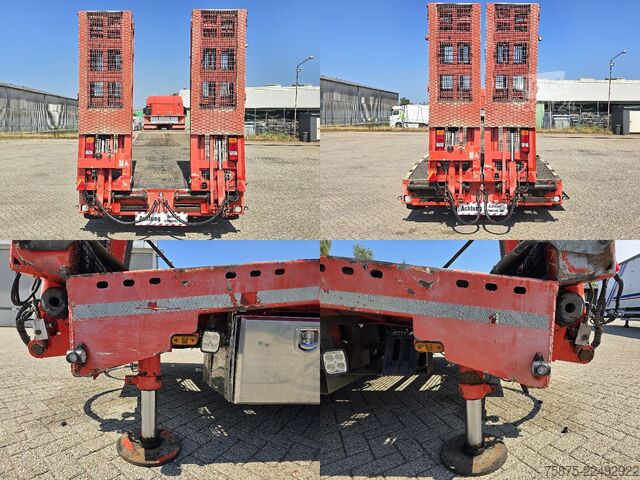 Semirimorchio ribassato MEUSBURGER MTS-3 Bridge Ramps Winch Remote Control Steering