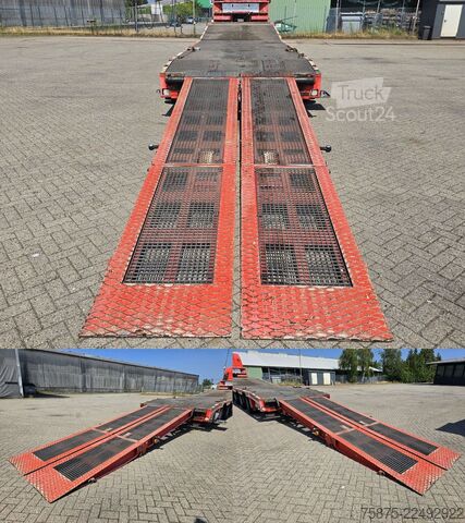 Semirimorchio ribassato MEUSBURGER MTS-3 Bridge Ramps Winch Remote Control Steering