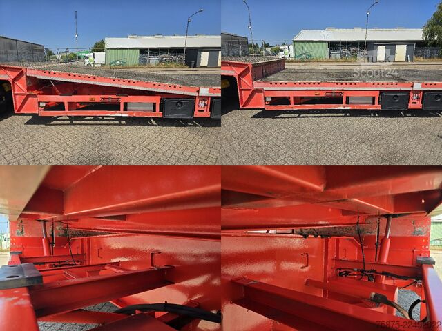 Semirimorchio ribassato MEUSBURGER MTS-3 Bridge Ramps Winch Remote Control Steering