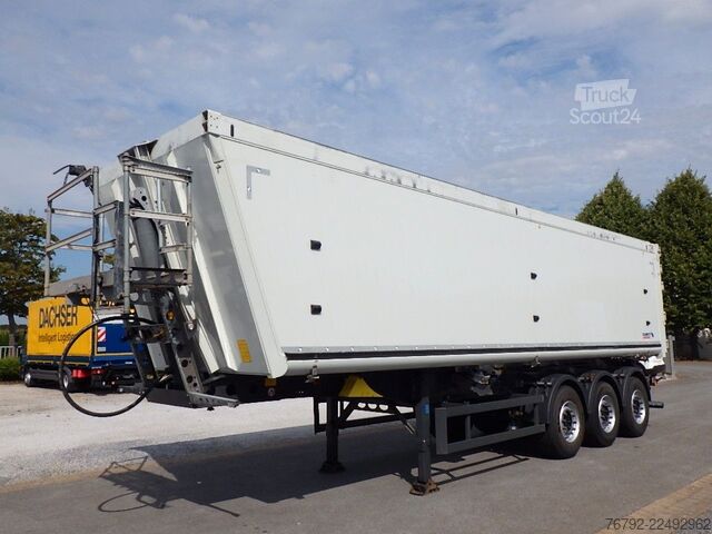 Polpriklopnik kiper SCHMITZ CARGOBULL SKI 24 Kippmulde 50 m³/Kombitüren/Lift/Rollplane