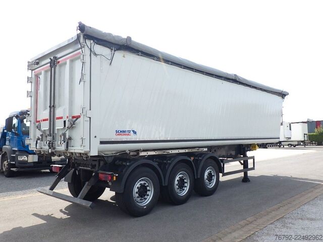 Polpriklopnik kiper SCHMITZ CARGOBULL SKI 24 Kippmulde 50 m³/Kombitüren/Lift/Rollplane
