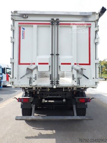 Polpriklopnik kiper SCHMITZ CARGOBULL SKI 24 Kippmulde 50 m³/Kombitüren/Lift/Rollplane