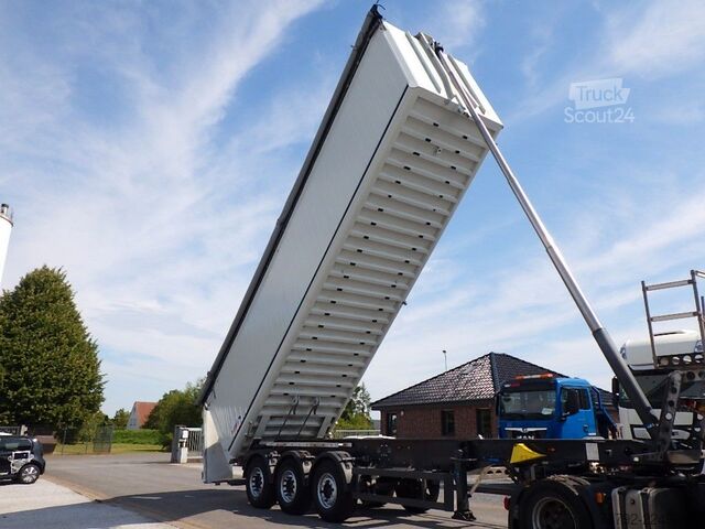 Polpriklopnik kiper SCHMITZ CARGOBULL SKI 24 Kippmulde 50 m³/Kombitüren/Lift/Rollplane
