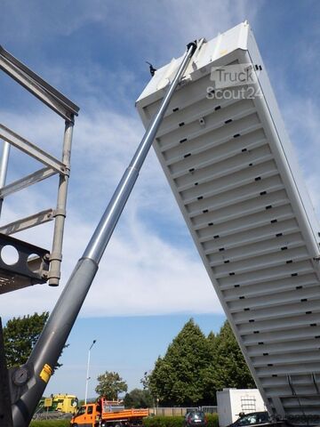 Polpriklopnik kiper SCHMITZ CARGOBULL SKI 24 Kippmulde 50 m³/Kombitüren/Lift/Rollplane