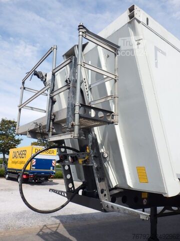 Polpriklopnik kiper SCHMITZ CARGOBULL SKI 24 Kippmulde 50 m³/Kombitüren/Lift/Rollplane