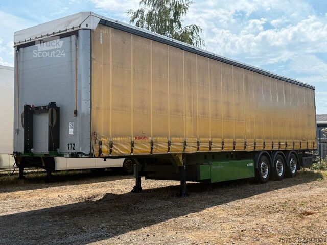 Nyitott ponyvás félpótkocsi KÖGEL SN 24 Standard und Mega, Coil, Alu, Lift