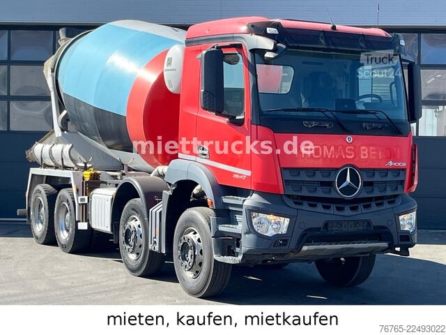 Betonszállító teherautó MERCEDES-BENZ 3540B 8x4 Putzmeister 10cbm/big axle