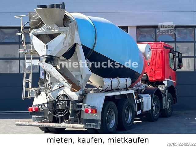 Betonszállító teherautó MERCEDES-BENZ 3540B 8x4 Putzmeister 10cbm/big axle
