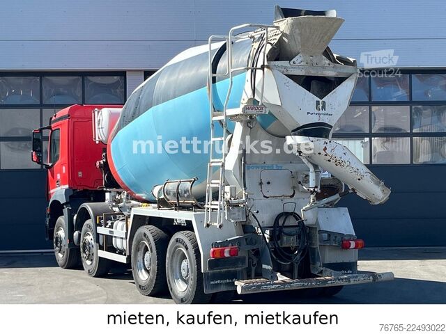 Betonszállító teherautó MERCEDES-BENZ 3540B 8x4 Putzmeister 10cbm/big axle