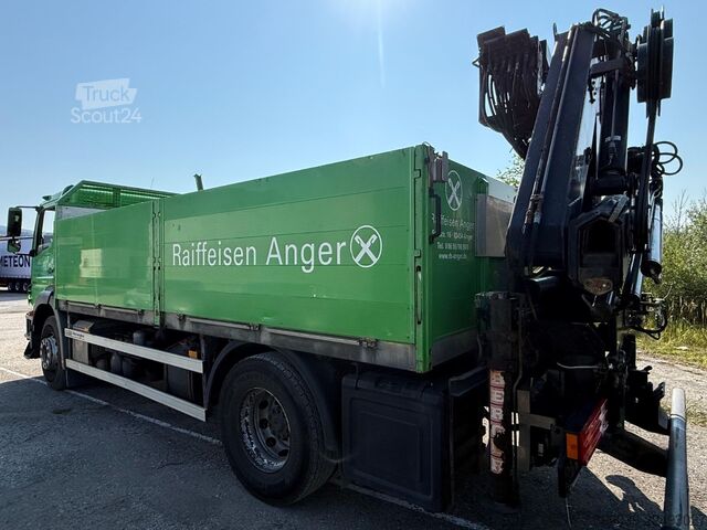 Teherautóra szerelt daru MERCEDES-BENZ Axor 1833L PRITSCHE KRAN HIAB 095 EH SEHR GEPFLE