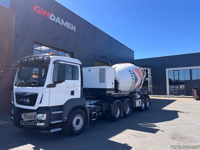 Frullatore MAN TGS 33.460 6x4 +Mixeroplegger 12 m3 met Motor