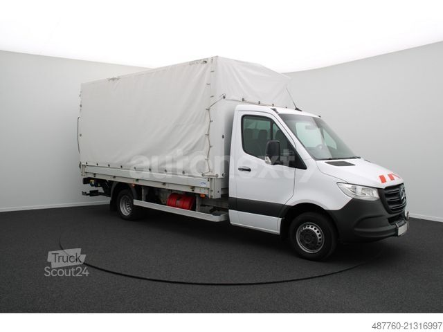 Schuifzeil bestelwagen MERCEDES-BENZ Sprinter 519 V6 MAXI *LBW+WERKSTATT+AHK* (1021)