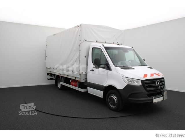 Schuifzeil bestelwagen MERCEDES-BENZ Sprinter 519 V6 MAXI *LBW+WERKSTATT+AHK* (1021)