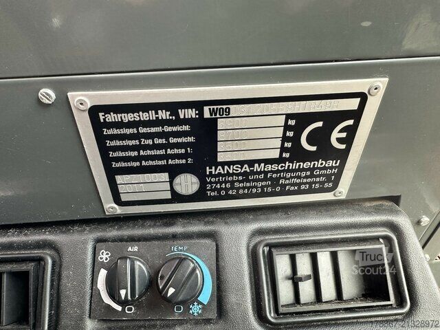 Furgone personalizzato Hansa APZ 1003L mit Müllpresscontainer