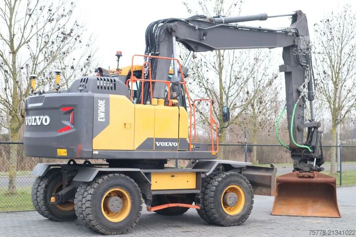 Gravemaskine på hjul Volvo EW160E | EW 160 E | ROTOTILT | GPS | BSS | BUCKET