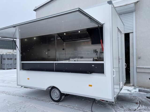 Säljtrailer, OMEDELBART TILLGÄNGLIG Verkaufsanhänger Grill-Anhänger,SOFORT VERFÜGBAR