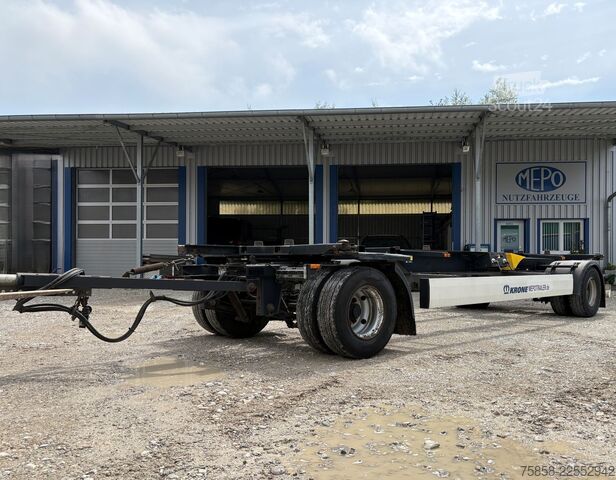 Prikolica sa zamenjivim šasijama Krone BDF Lafette 235/75R17,5 Zwilling BPW