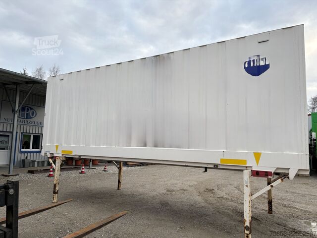 Châssis interchangeable avec structure caisson Krone BDF Stahl Wechselkoffer Türen