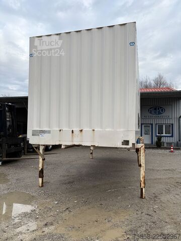 Châssis interchangeable avec structure caisson Krone BDF Stahl Wechselkoffer Türen