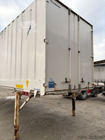 Châssis interchangeable avec structure caisson Krone BDF Stahl Wechselkoffer Türen