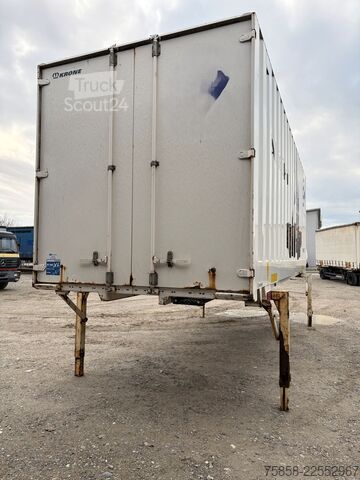 Châssis interchangeable avec structure caisson Krone BDF Stahl Wechselkoffer Türen