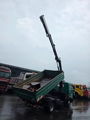 Billenőplatós furgon MAN 8.174 / E3 / Kipper Kran Greifer / 2X AHK