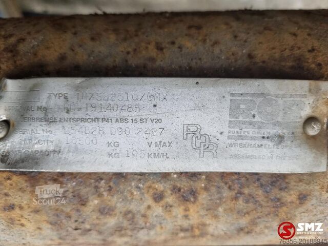 Achse Rohr Occ As oplegger - trailer ROR 10500kg