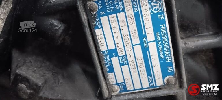 Getriebe Man Occ versnellingsbak MAN 16S181 - hersteld