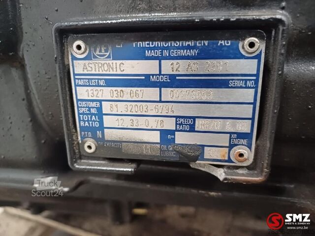 Caja de cambios Man Occ versnellingsbak MAN 12AS2301