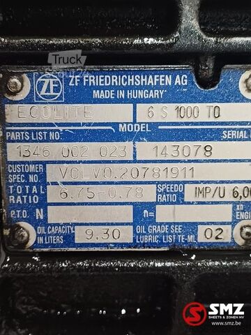 Caja de cambios Volvo Occ versnellingsbak 6S1000TO Volvo